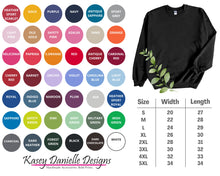Load image into Gallery viewer, Pray Through It Embroidered Crewneck, Christian Sweatshirts, Inspirational Crewnecks, Spiritual Sweatshirt, Positive Message,  Faith Gifts
